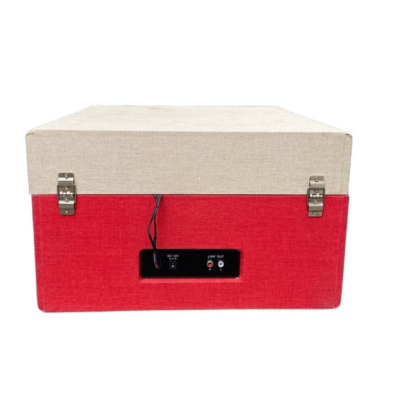 Crosley Vintage Record Player Dansette Bermuda Turntable Red Table Top Disc $510 - Picture 9 of 13